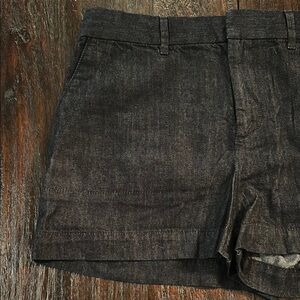 LOFT Black Jean Shorts